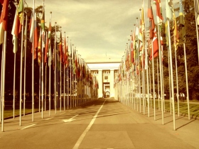FN:s europeiska huvudkontor i Genève i Schweiz